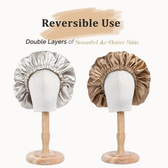 YANIBEST bonnet elastic-band close-up demonstrates comfortable, secure fit.