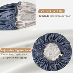 YANIBEST silk bonnet suitable for washing hair to reduce tangling.