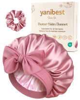 YANIBEST silk hair bonnet for sleeping guards curls and moisture overnight