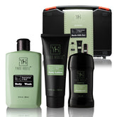 Yard House men's skincare gift set toolbox keeps grooming essentials organized for travel.