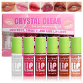Yasovigi 6 colors lip oil set swatches for versatile looks
