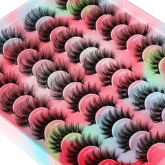 Yawamica 20-pair lashes offer a natural fluffy cat-eye for daily glam.