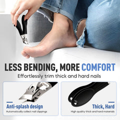 YAWOTA extra sharp curved blades provide precise cuts for tough nails