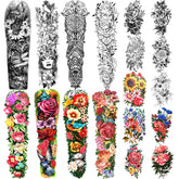 Yazhiji full-arm tattoo coverage demonstrates a bold sleeve look for events.
