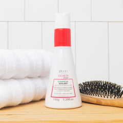 YBERA PARIS color-safe keratin treatment demonstrates color-safe smoothing and protection.