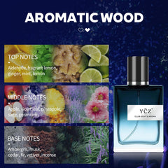 Ycz Club Gent's Aroma evokes aromatic woody notes for evening escapades and confident night-out moments