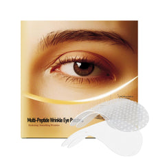YDN Multi-Peptide Wrinkle Eye Patches two-pack close-up showing patch texture and wrinkle care.