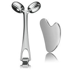 Yeamon gua sha tool stainless steel for cooling facial massage and everyday self-care.