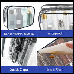 YedsIntu sturdy zipper on travel pouch for quick access.