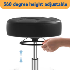 YEEZEE stool wheels operate quietly for distraction-free work.