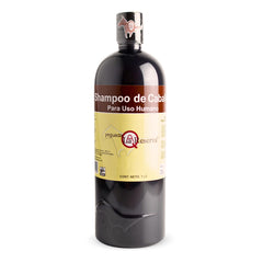 Yeguada La Reserva Black Horse Shampoo bottle for dark hair care and scalp hydration