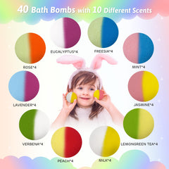 Yekery bath bombs reveal a surprise toy inside for imaginative play.