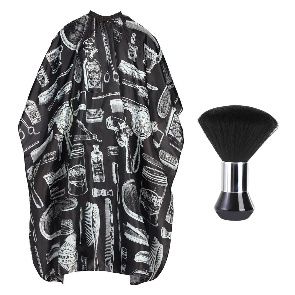 YELEGAI cape front view showing full coverage and professional finish benefit