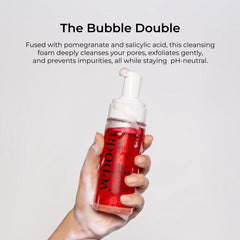 Yepoda Bubble Double foam-lather showcases light exfoliation for smoother skin without dryness.