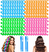 YEVYO 42-piece heatless waves curler pack offers versatile styling options for natural beachy looks.
