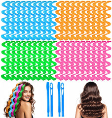 YEVYO 42-piece heatless waves curler pack offers versatile styling options for natural beachy looks.