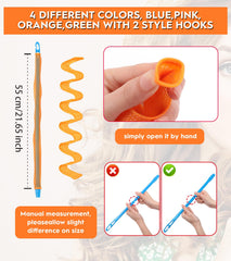 YEVYO heatless-waves-curler soft-material-closeup showcases eco-friendly, reusable construction.