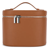 YFGBCX makeup bag vanity case with PU leather for durable travel organization.