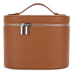 YFGBCX makeup bag vanity case with PU leather for durable travel organization.
