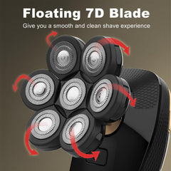 Yieyosd head shaver 7D model fit for bald men, close shave potential.