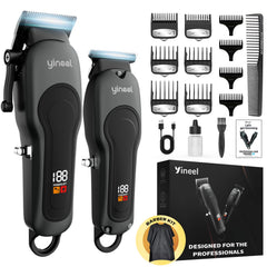 Yineel hair clippers barber-grade cutting blades for smooth at-home trims