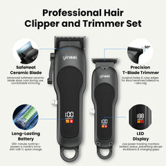 Yineel hair clippers ceramic blades stay sharp and rust-resistant during use