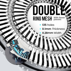 YIRISO USB-C charging on the razor for fast power on the go