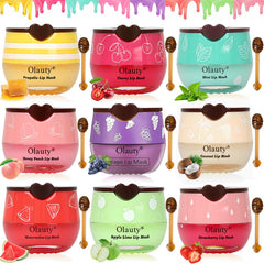 Yishifa bee lip balm honey pot jar closeup highlights deep hydration for dry lips.