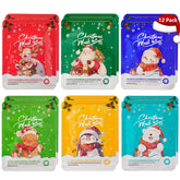 Yishifa Christmas masks Snowman design ready for a festive at home spa moment