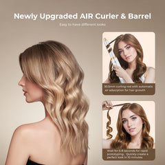 Yitrust hot air brush attachment close-up highlights efficient curl formation