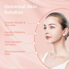 YLOTRE Novalift Micro Eye Patches forehead application demonstrates multi-area use.
