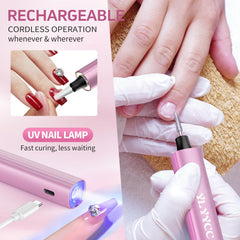 YLYYCC portable nail drill enables on-the-go manicures.