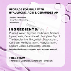YMEYFAN gel enriched with sodium hyaluronate and ceramide AP