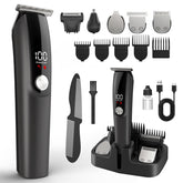 Ynasen beard trimmer set front view for precise grooming on demand
