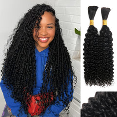 YNiSew two bundles no-weft braiding hair for versatile boho looks