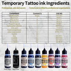 YOEALABY stencil pack arranged for easy placement and quick, clean tattoo designs