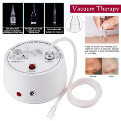 Yofuly vacuum suction head demonstrating debris lifting before skincare prep