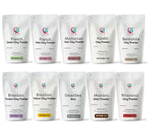 YOGI’S GIFT pack of 10 clays variety collection for DIY soaps and masks
