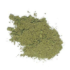 Sidr Leaf Powder mixed with warm water in bowl for gentle cleansing prep