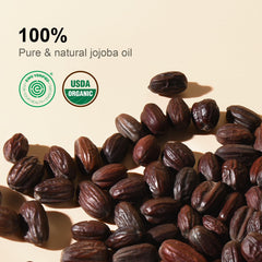 Yoken jojoba oil amber bottle – protects quality for facial hydration.