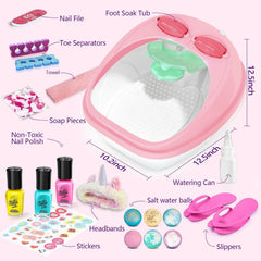 Yoloflix foot spa tub with light effects for kid-friendly spa ambiance.