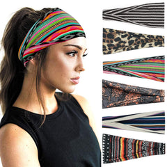 YONUF boho headbands pack of six colors for versatile outfits and workouts