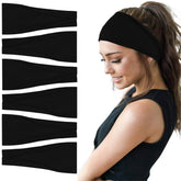 YONUF wide headband for women—sweat-wicking comfort during workouts.
