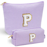 YOOLIFE 2 small make up bag front view shows chic style and durability.