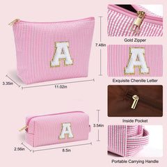 YOOLIFE blue makeup bag showing travel-ready, compact design for teens.