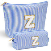 YOOLIFE makeup bag front stitch initials for personalized style.