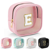 YOOLIFE Mini Makeup Bag clear exterior helps you spot cosmetics quickly while traveling.