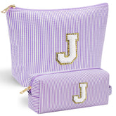 YOOLIFE monogram makeup bag front-stitch-chenille for personalized style you can feel.