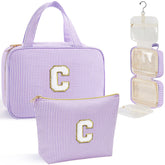 YOOLIFE travel toiletry bag hanging hook enables instant bathroom organization on trips.