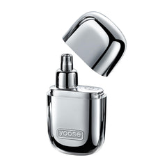 Yoose nose hair trimmer alloy edition front view, compact travel-friendly grooming tool
